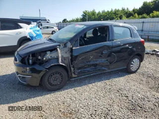2018 Mitsubishi Mirage ES with VIN ML32A3HJ3JH010841, listed as a Copart auction lot 61919645 with 94,730 mi miles and Salvage title. Bid and sale history available at DreamBid. Image 1.