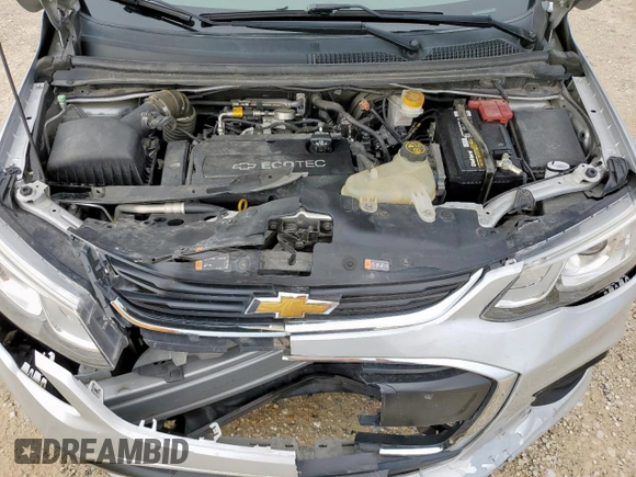 2018 Chevrolet Sonic LT with VIN 1G1JD5SHXJ4118102, listed as a Copart auction lot 60783855 with 63,607 mi miles and Salvage title. Bid and sale history available at DreamBid. Image 11.