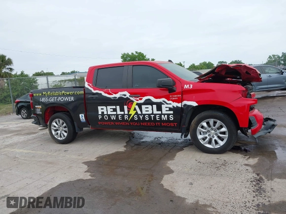 2020 Chevrolet Silverado 1500 Custom with VIN 3GCPWBEH0LG307126, listed as a IAAI auction lot 41869605 with 77,571 mi miles. Bid and sale history available at carsss.com. Image 13.