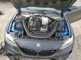 2019 BMW M2 Competition with VIN WBS2U7C56KVJ07484, listed as a Copart auction lot 75834424 with 16,168 mi miles and Salvage Title. Bid and sale history available at carsss.com. Image 11.