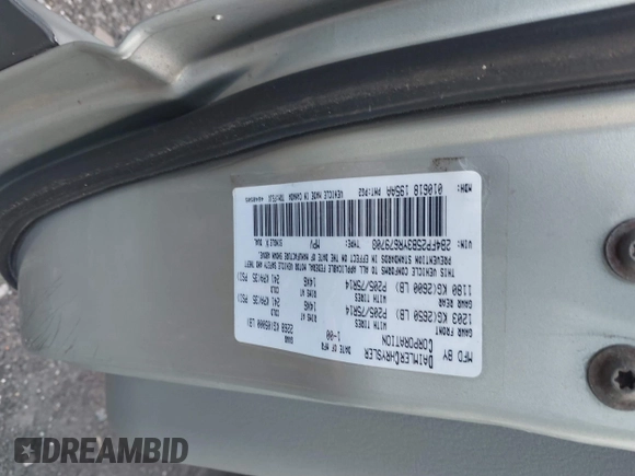 2000 Dodge Caravan with VIN 2B4FP25B3YR679708, listed as a IAAI auction lot 41596674 with Not Provided miles and . Bid and sale history available at DreamBid. Image 9.
