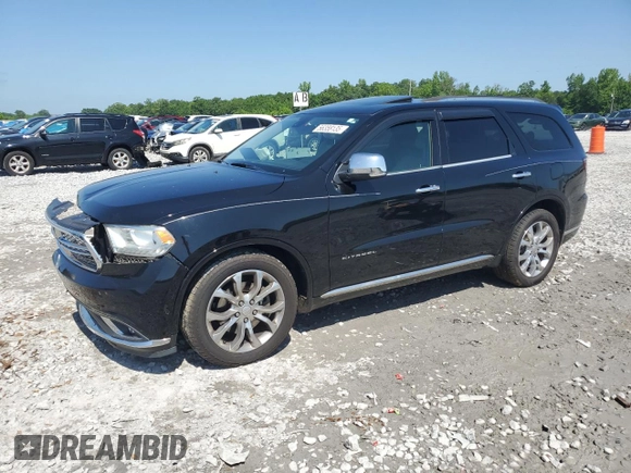 2018 Dodge Durango Citadel with VIN 1C4SDHETXJC460992, listed as a Copart auction lot 56358135 with 116,541 mi miles and Salvage title. Bid and sale history available at DreamBid. Image 1.