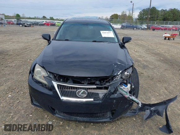 2011 Lexus IS 250 with VIN JTHCF5C26B5048550, listed as a IAAI auction lot 41874477 with 284,362 mi miles. Bid and sale history available at carsss.com. Image 12.