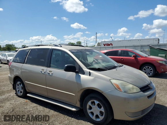 2004 Toyota Sienna CE z VIN 5TDZA23C04S220179, wystawiony jako Copart lot #56070095 z przebiegiem 243 562 mil mil oraz Szkoda całkowita • Salvage title. Historia ofert i sprzedaży dostępna na DreamBid. Obrazek 4.