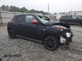 2013 Nissan Juke SV with VIN JN8AF5MR8DT226451, listed as a Copart auction lot 57499265 with 261,002 mi miles and Salvage title. Bid and sale history available at DreamBid. Image 4.
