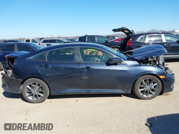 2019 Honda Civic Sedan EX with VIN JHMFC1F31KX005256, listed as a IAAI auction lot 41765551 with 80,897 mi miles. Bid and sale history available at carsss.com. Image 13.