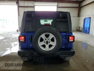 2018 Jeep Wrangler Unlimited Sport S with VIN 1C4HJXDN9JW187039, listed as a Copart auction lot 64260015 with 40,361 mi miles and Salvage title. Bid and sale history available at DreamBid. Image 6.