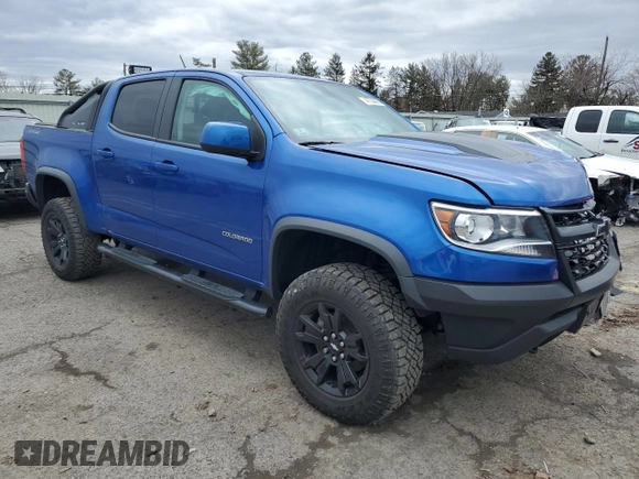 2020 Chevrolet Colorado 4WD ZR2 with VIN 1GCGTEEN5L1176189, listed as a Copart auction lot 47744665 with 46,737 mi miles and Salvage title. Bid and sale history available at DreamBid. Image 4.