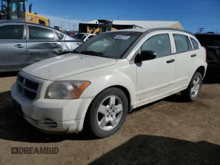2008 Dodge Caliber SXT with VIN 1B3HB48B38D781984, listed as a Copart auction lot 46632175 with 160,593 mi miles and Salvage Title. Bid and sale history available at carsss.com. Image 1.