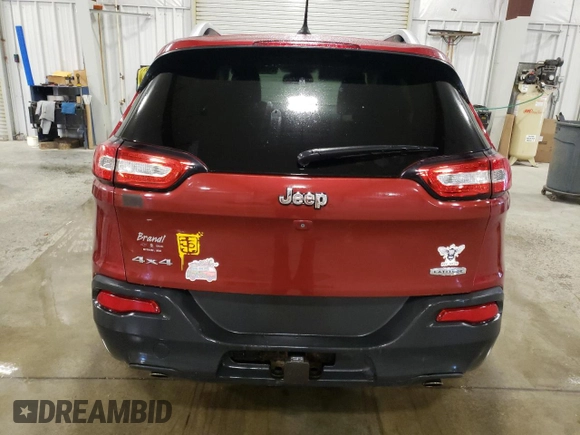 2014 Jeep Cherokee Latitude with VIN 1C4PJMCSXEW248051, listed as a Copart auction lot 53750285 with 148,701 mi miles and Salvage Title. Bid and sale history available at carsss.com. Image 6.
