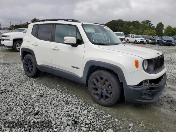 2017 Jeep Renegade Altitude with VIN ZACCJABB4HPF69471, listed as a Copart auction lot 71410304 with 89,519 mi miles and Salvage title. Bid and sale history available at DreamBid. Image 4.