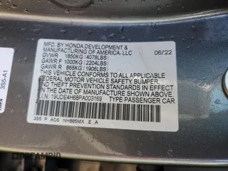 2023 Acura Integra Technology with VIN 19UDE4H68PA003169, listed as a Copart auction lot 50195695 with 19,041 mi miles and Salvage Title. Bid and sale history available at DreamBid. Image 12.