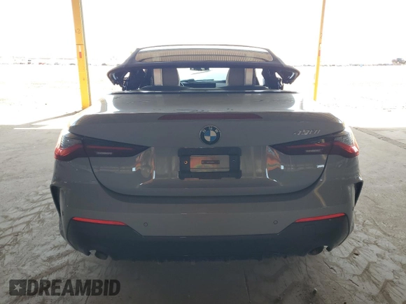 2024 BMW 4 Series 430i с VIN WBA23AT03RCP34674, выставлен на аукционе Copart как лот 57305345 с пробегом Не указан миль и Списание • Salvage title. История ставок и продаж доступна на DreamBid. Изображение 6.