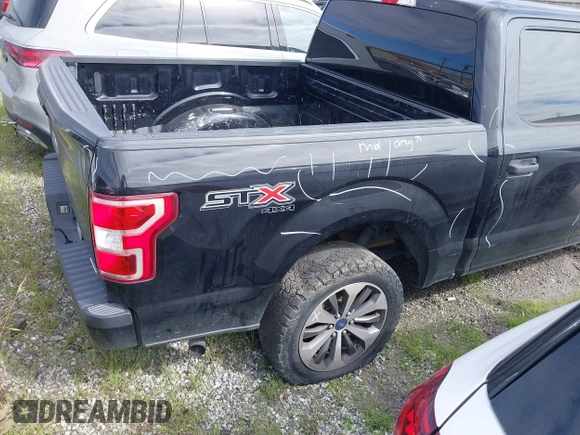 2019 Ford F-150 XL with VIN 1FTEW1EP4KKD73243, listed as a IAAI auction lot 41456076 with 114,198 mi miles. Bid and sale history available at carsss.com. Image 4.