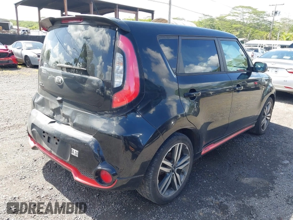 2015 Kia Soul + with VIN KNDJP3A56F7160721, listed as a IAAI auction lot 41746456 with 92,171 mi miles. Bid and sale history available at carsss.com. Image 4.