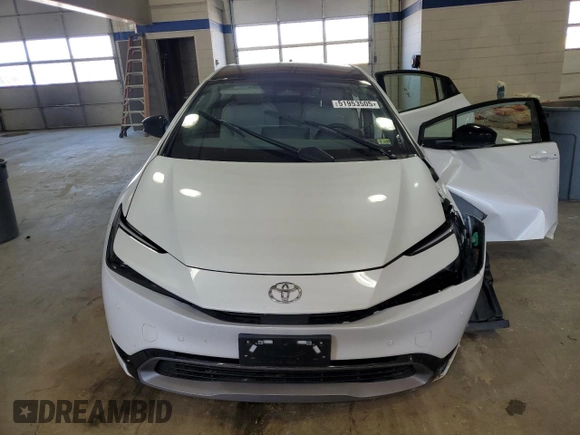 2023 Toyota Prius LE with VIN JTDADABU2P3000654, listed as a Copart auction lot 51953505 with 27,946 mi miles and Salvage Title. Bid and sale history available at DreamBid. Image 5.