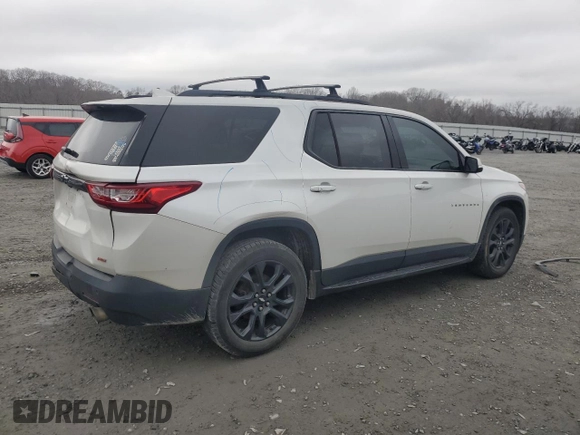 2018 Chevrolet Traverse RS with VIN 1GNERJKX6JJ153514, listed as a Copart auction lot 87037444 with 164,078 mi miles and Salvage Title. Bid and sale history available at carsss.com. Image 3.