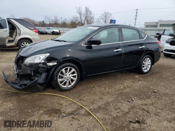2015 Nissan Sentra S with VIN 3N1AB7AP8FY347998, listed as a Copart auction lot 51279745 with 68,149 mi miles and Salvage Title. Bid and sale history available at carsss.com. Image 1.