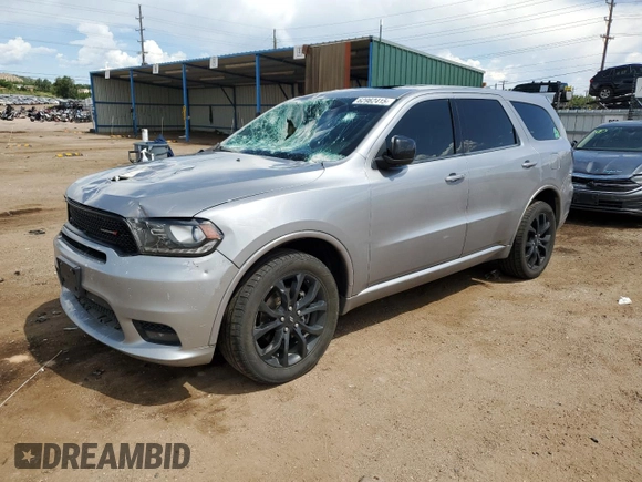2020 Dodge Durango GT with VIN 1C4RDJDG3LC142242, listed as a Copart auction lot 62962415 with 44,866 mi miles and Salvage title. Bid and sale history available at DreamBid. Image 1.