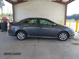 2009 Toyota Corolla with VIN 1NXBU40E79Z133873, listed as a IAAI auction lot 42132035 with 232,578 mi miles. Bid and sale history available at carsss.com. Image 13.