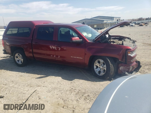 2017 Chevrolet Silverado 1500 LT with VIN 3GCUKREC7HG421093, listed as a Copart auction lot 48637125 with Not Provided miles and Salvage Title. Bid and sale history available at DreamBid. Image 4.