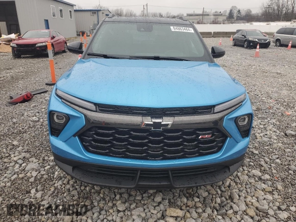 2025 Chevrolet TrailBlazer RS with VIN KL79MTSL9SB024984, listed as a Copart auction lot 84863484 with 1,488 mi miles and Salvage Title. Bid and sale history available at carsss.com. Image 5.