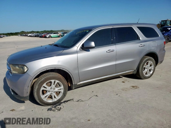 2013 Dodge Durango SXT z VIN 1C4RDHAGXDC697865, wystawiony jako Copart lot #52635305 z przebiegiem 206 980 mil mil oraz Czysty tytuł • Clean title. Historia ofert i sprzedaży dostępna na DreamBid. Obrazek 1.