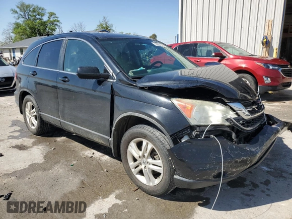 2011 Honda CR-V EX-L with VIN 5J6RE4H75BL009337, listed as a Copart auction lot 52801565 with 195,923 mi miles and Salvage Title. Bid and sale history available at carsss.com. Image 4.