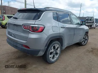 2018 Jeep Compass Limited with VIN 3C4NJDCB9JT267021, listed as a IAAI auction lot 42270830 with 82,437 mi miles and . Bid and sale history available at DreamBid. Image 4.