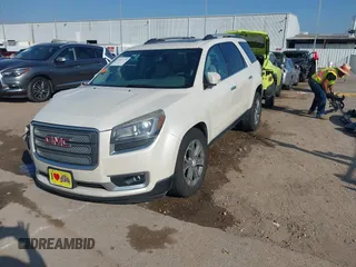2014 GMC Acadia SLT with VIN 1GKKRRKDXEJ375452, listed as a IAAI auction lot 41652779 with 155,584 mi miles. Bid and sale history available at carsss.com. Image 2.