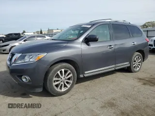 2013 Nissan Pathfinder SV with VIN 5N1AR2MN4DC614674, listed as a Copart auction lot 45038345 with 129,703 mi miles and Clean title. Bid and sale history available at DreamBid. Image 1.