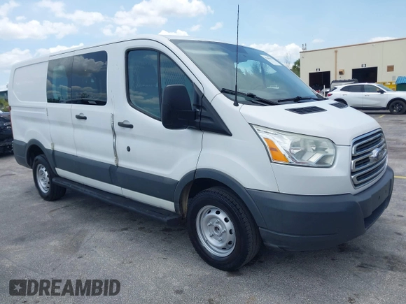 2015 Ford Transit Cargo with VIN 1FTNR1ZM4FKA33913, listed as a IAAI auction lot 42368442 with 91,608 mi miles and . Bid and sale history available at DreamBid. Image 1.