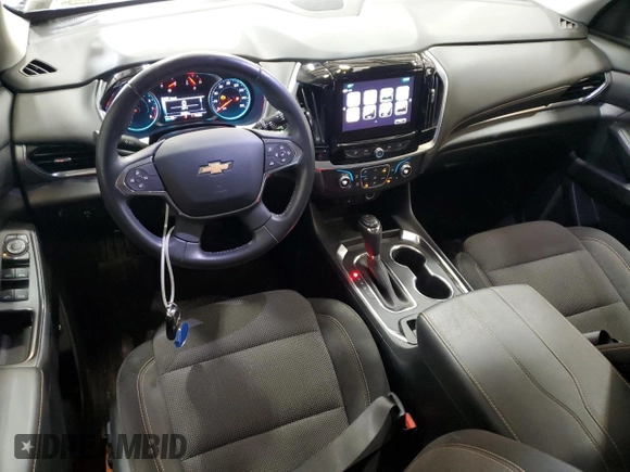 2019 Chevrolet Traverse LT Cloth z VIN 1GNEVGKW0KJ283022, wystawiony jako Copart lot #58908455 z przebiegiem 55 155 mil mil oraz Szkoda całkowita • Salvage title. Historia ofert i sprzedaży dostępna na DreamBid. Obrazek 8.