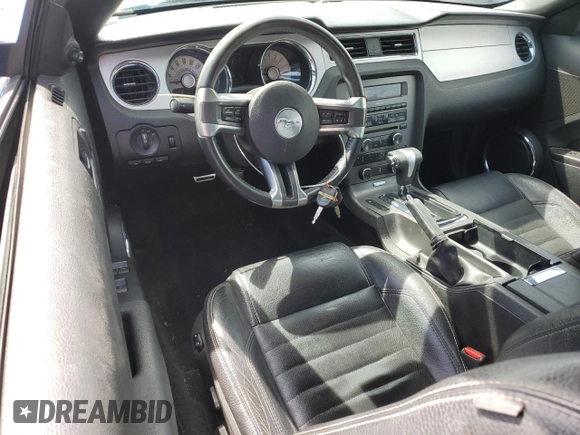 2011 Ford Mustang V6 with VIN 1ZVBP8EM1B5109049, listed as a Copart auction lot 50983205 with 96,485 mi miles and Salvage Title. Bid and sale history available at carsss.com. Image 8.