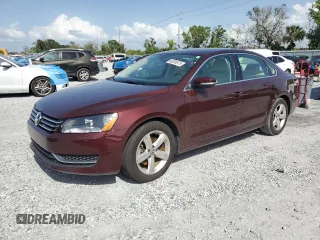 2013 Volkswagen Passat SE z VIN 1VWBH7A31DC137307, wystawiony jako Copart lot #60205975 z przebiegiem 63 644 mil mil oraz Czysty tytuł • Clean title. Historia ofert i sprzedaży dostępna na DreamBid. Obrazek 1.