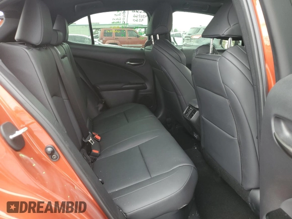 2023 Lexus UX 250h F Sport with VIN JTHR6JBHXP2143632, listed as a Copart auction lot 86048654 with 29,481 mi miles and Salvage title. Bid and sale history available at DreamBid. Image 11.