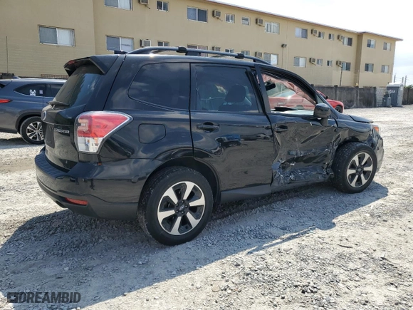 2018 Subaru Forester Premium with VIN JF2SJADC1JH562445, listed as a Copart auction lot 50450705 with 55,063 mi miles and Salvage Title. Bid and sale history available at carsss.com. Image 3.