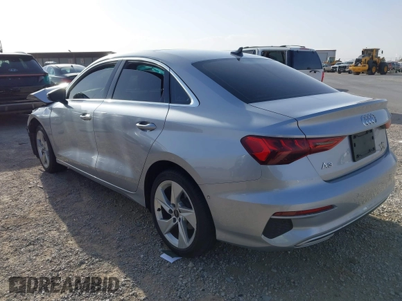 2022 Audi A3 Premium with VIN WAUAUDGY6NA071844, listed as a IAAI auction lot 41462006 with 54,917 mi miles. Bid and sale history available at carsss.com. Image 3.