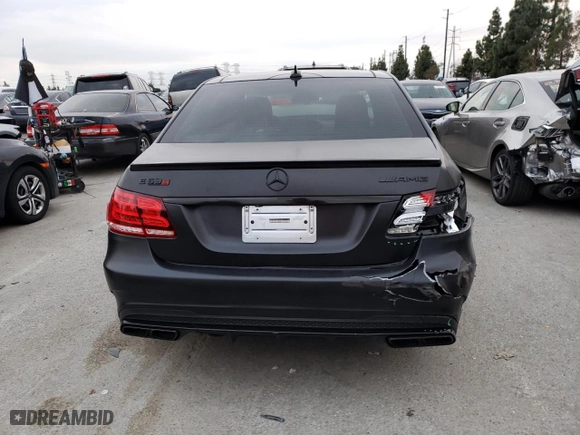 2015 Mercedes-Benz E-Class E 63 AMG S-Model with VIN WDDHF7GB8FB089563, listed as a Copart auction lot 37771133 with 45,258 mi miles. Bid and sale history available at carsss.com. Image 6.