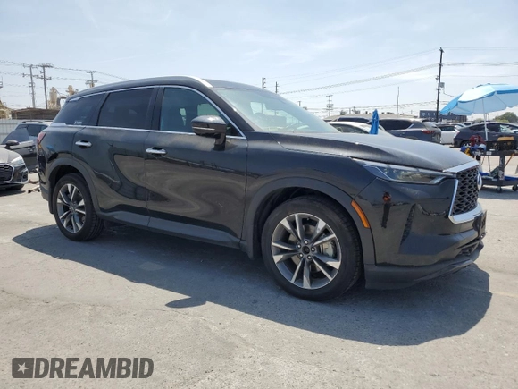 2023 Infiniti QX60 Luxe с VIN 5N1DL1FR7PC351478, выставлен на аукционе Copart как лот 52640355 с пробегом 106 760 миль миль и Списание • Salvage title. История ставок и продаж доступна на DreamBid. Изображение 4.