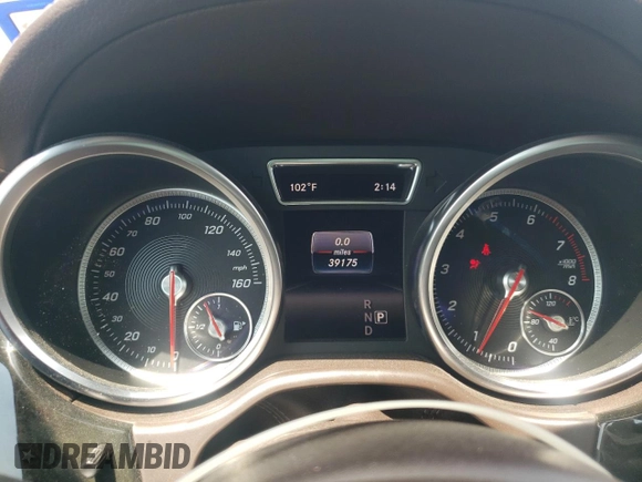 2017 Mercedes-Benz GLS with VIN 4JGDF6EE4HA767178, listed as a Copart auction lot 65590853 with 39,175 mi miles. Bid and sale history available at carsss.com. Image 9.