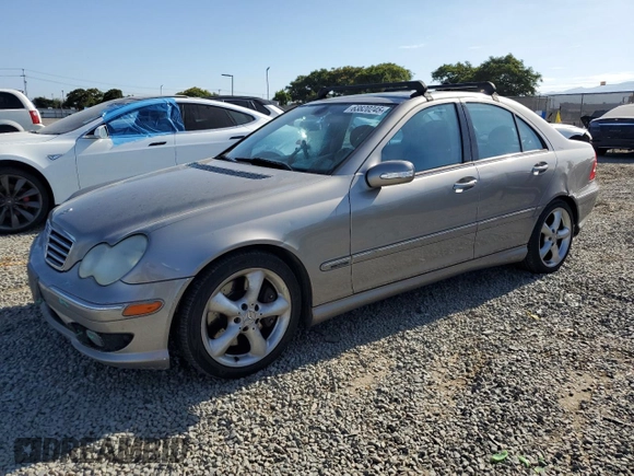 2006 Mercedes-Benz C 230 Sport with VIN WDBRF52H26A869299, listed as a Copart auction lot 63820245 with 264,629 mi miles and Salvage title. Bid and sale history available at DreamBid. Image 1.