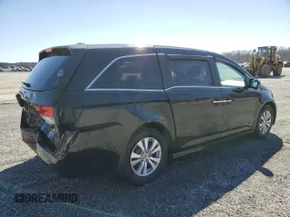 2014 Honda Odyssey EX-L with VIN 5FNRL5H64EB034147, listed as a Copart auction lot 46372795 with 156,720 mi miles and Salvage Title. Bid and sale history available at carsss.com. Image 3.