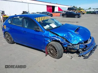 2008 Subaru Impreza Wagon (Natl) WRX w/Premium Pkg with VIN JF1GH75608G807012, listed as a IAAI auction lot 39384030 with 239,110 mi miles. Bid and sale history available at carsss.com. Image 1.