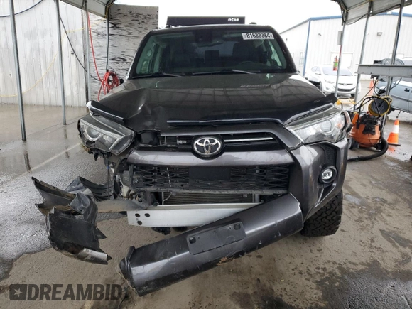 2021 Toyota 4Runner SR5 Premium with VIN JTENU5JR9M5917110, listed as a Copart auction lot 81633384 with 52,679 mi miles and Salvage title. Bid and sale history available at DreamBid. Image 5.