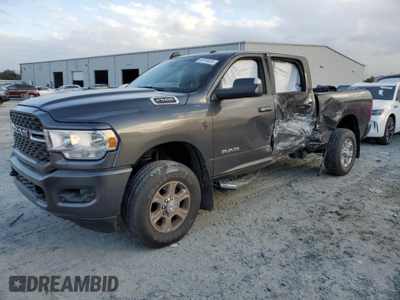 2022 Ram 2500 Big Horn with VIN 3C6UR5DL8NG422309, listed as a Copart auction lot 83674524 with 19,369 mi miles and Salvage Title. Bid and sale history available at carsss.com. Image 1.