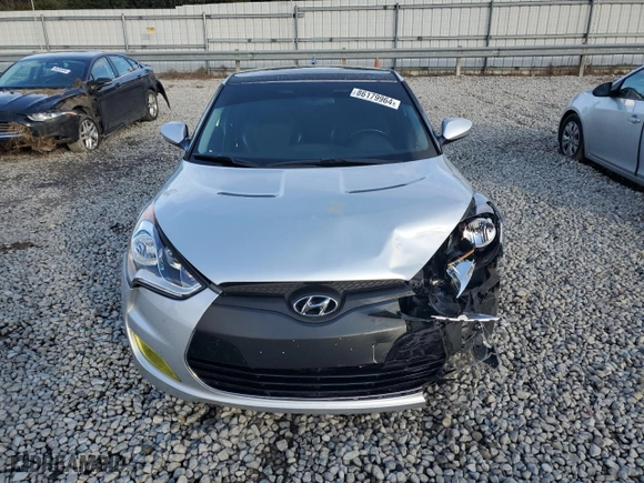 2012 Hyundai Veloster w/Black Int with VIN KMHTC6AD7CU060293, listed as a Copart auction lot 86179964 with 117,019 mi miles and Salvage Title. Bid and sale history available at carsss.com. Image 5.
