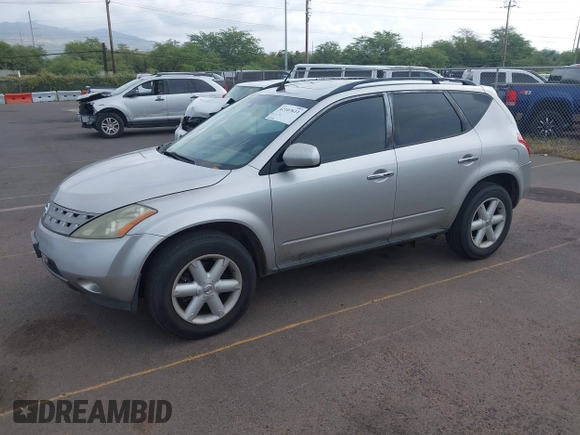 2005 Nissan Murano SL z VIN JN8AZ08T75W303682, wystawiony jako IAAI lot #42107611 z przebiegiem 161 340 mil mil oraz . Historia ofert i sprzedaży dostępna na DreamBid. Obrazek 2.