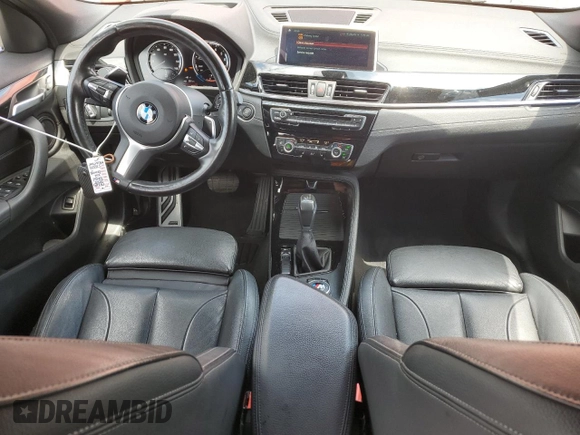 2018 BMW X2 sDrive28i with VIN WBXYJ3C37JEJ75554, listed as a Copart auction lot 58845425 with 90,110 mi miles and Salvage title. Bid and sale history available at DreamBid. Image 8.