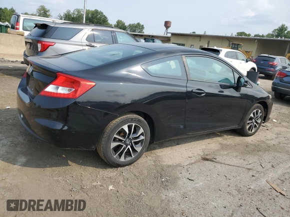 2013 Honda Civic Cpe EX with VIN 2HGFG3B88DH518340, listed as a Copart auction lot 66949704 with 102,668 mi miles and Salvage Title. Bid and sale history available at carsss.com. Image 3.